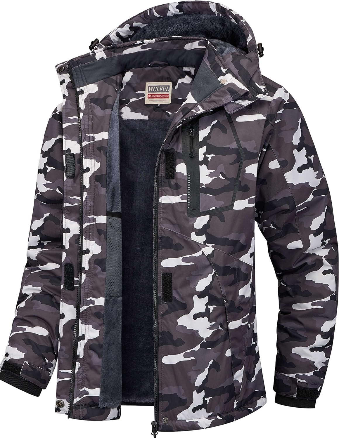 Women'S Waterproof Ski Jacket Warm Winter Coats Windproof Winter Jackets for Women Fleece Lined Windbreaker with Hood
